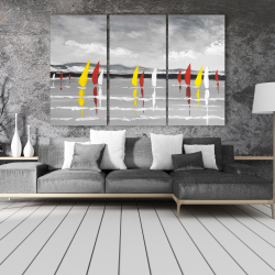 Canvas 40 x 60 - Sailing on the lake