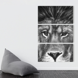 Canvas 40 x 60 - Lion portrait