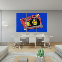 Toile 40 x 60 - Radio cassette