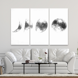 Toile 40 x 60 - éclipse en plusieurs phases