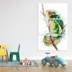 Canvas 40 x 60 - Watercolor chameleon