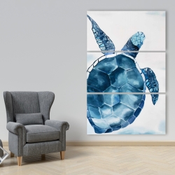 Toile 40 x 60 - Tortue bleu