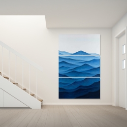 Canvas 40 x 60 - Dark calm ocean waves