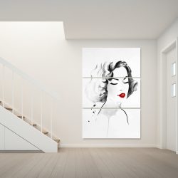 Canvas 40 x 60 - Watercolor woman