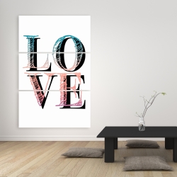 Canvas 40 x 60 - Colorful love