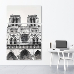 Canvas 40 x 60 - Notre-dame de paris cathedral