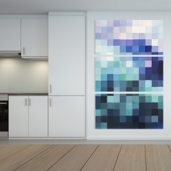 Toile 40 x 60 - Paysage pixelisé