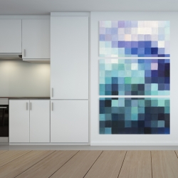 Canvas 40 x 60 - Pixelized landscape