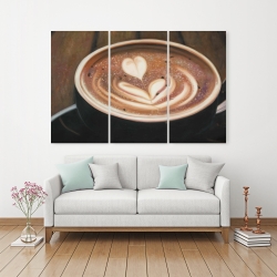 Canvas 40 x 60 - Artistic cappuccino