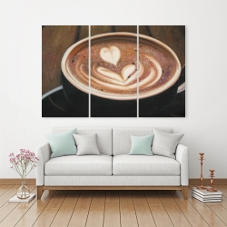 Canvas 40 x 60 - Artistic cappuccino