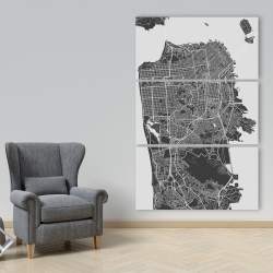 Canvas 40 x 60 - San francisco city plan