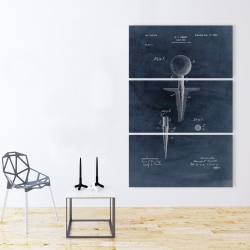 Toile 40 x 60 - Schéma d'un golf tee