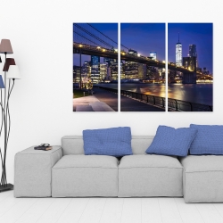 Toile 40 x 60 - Ville de nuit