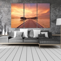 Toile 40 x 60 - Villas sur la mer