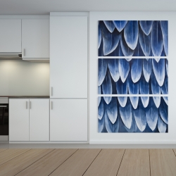 Toile 40 x 60 - Plumage bleu