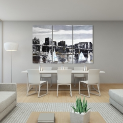 Toile 40 x 60 - Pont brooklyn et voiliers