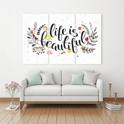 Toile 40 x 60 - La vie est belle