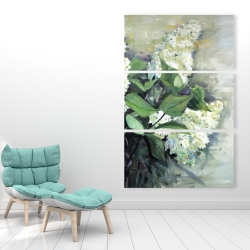 Toile 40 x 60 - Lilas blanc
