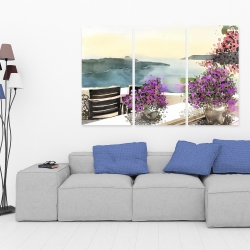 Toile 40 x 60 - Vue sur la mer méditerranée
