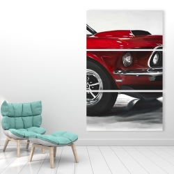 Canvas 40 x 60 - Classic red car