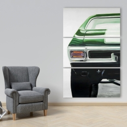 Canvas 40 x 60 - Classic dark green car