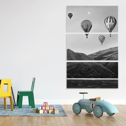 Canvas 40 x 60 - Air balloon landscape