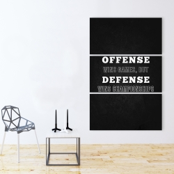 Canvas 40 x 60 - Offense wins games...