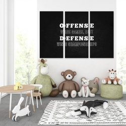 Canvas 40 x 60 - Offense wins games...
