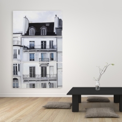 Canvas 40 x 60 - Buildings along the seine river