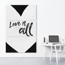 Toile 40 x 60 - L'amour c'est tout