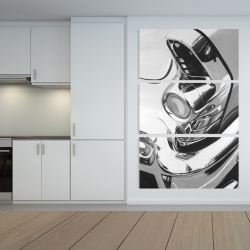 Canvas 40 x 60 - Beautiful chrome car