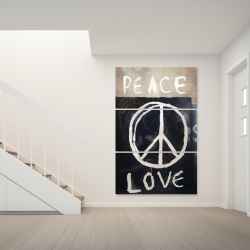 Canvas 40 x 60 - Peace love