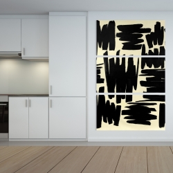 Canvas 40 x 60 - Deconstructed stripes