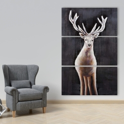 Toile 40 x 60 - Chevreuil solitaire