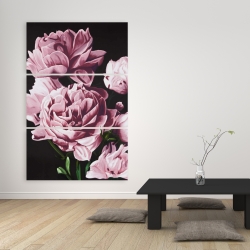 Toile 40 x 60 - Pivoines roses