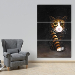 Toile 40 x 60 - Chat discret