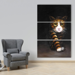 Canvas 40 x 60 - Discreet cat