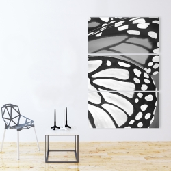 Canvas 40 x 60 - Butterfly wings closeup
