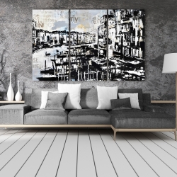 Canvas 40 x 60 - Abstract venise port