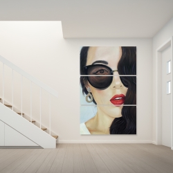 Toile 40 x 60 - Lunettes de soleil à la mode
