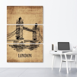 Canvas 40 x 60 - Tower bridge illustration