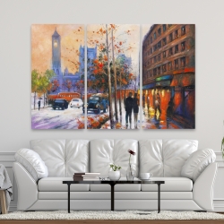 Toile 40 x 60 - Ville en automne