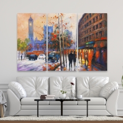 Canvas 40 x 60 - City by fall