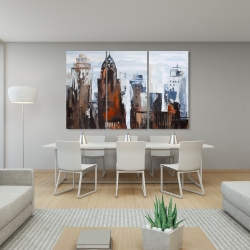 Canvas 40 x 60 - Gray day in the city