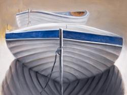 Two canoe boats