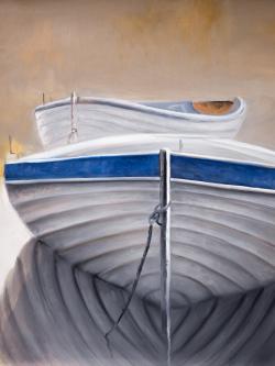 Two canoe boats