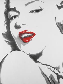 Marilyn monroe outline style