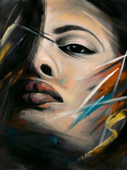 Abstract woman portrait