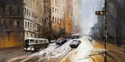 Abstract city street