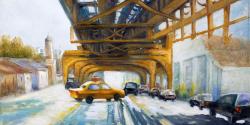 Voitures sous le pont